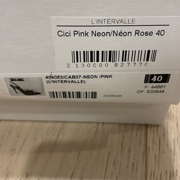 L’Intervalle Cici Pink Neon Heels - Picture 3 of 3